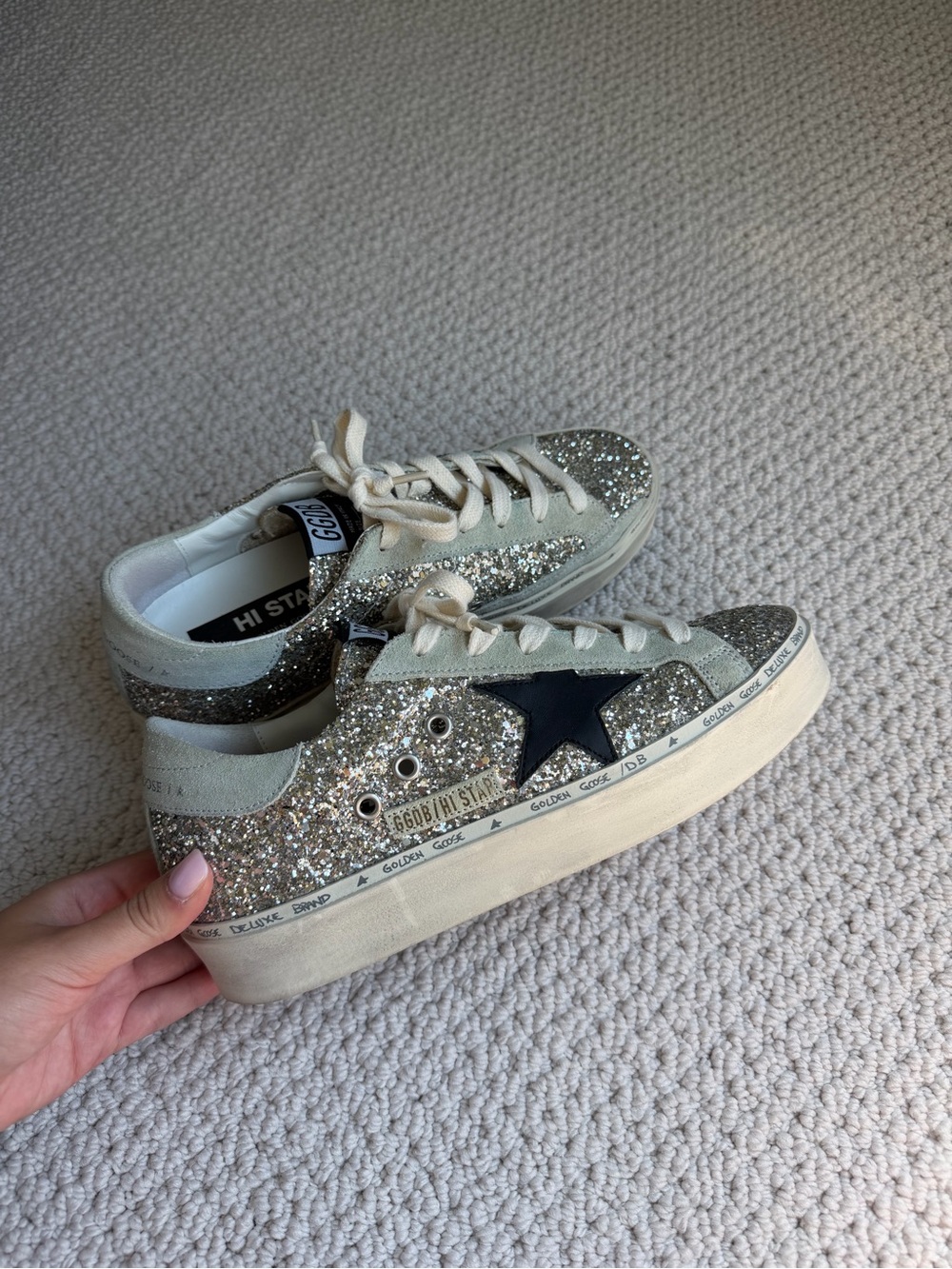 Authentic Golden Goose Hi-Star Sneaker